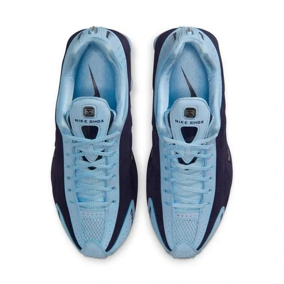 Nike Shox R4 Sz 8w Imperial Purple, Celestine Blue - Picture 4 of 7